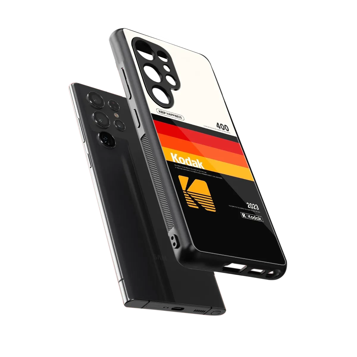 Keep Happiness sleek samsung galaxy s25 ultra cover with tempered glass back and TPU edges