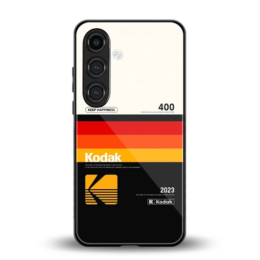 Keep Happiness back phone cover | glass case for samsung galaxy s23 plus