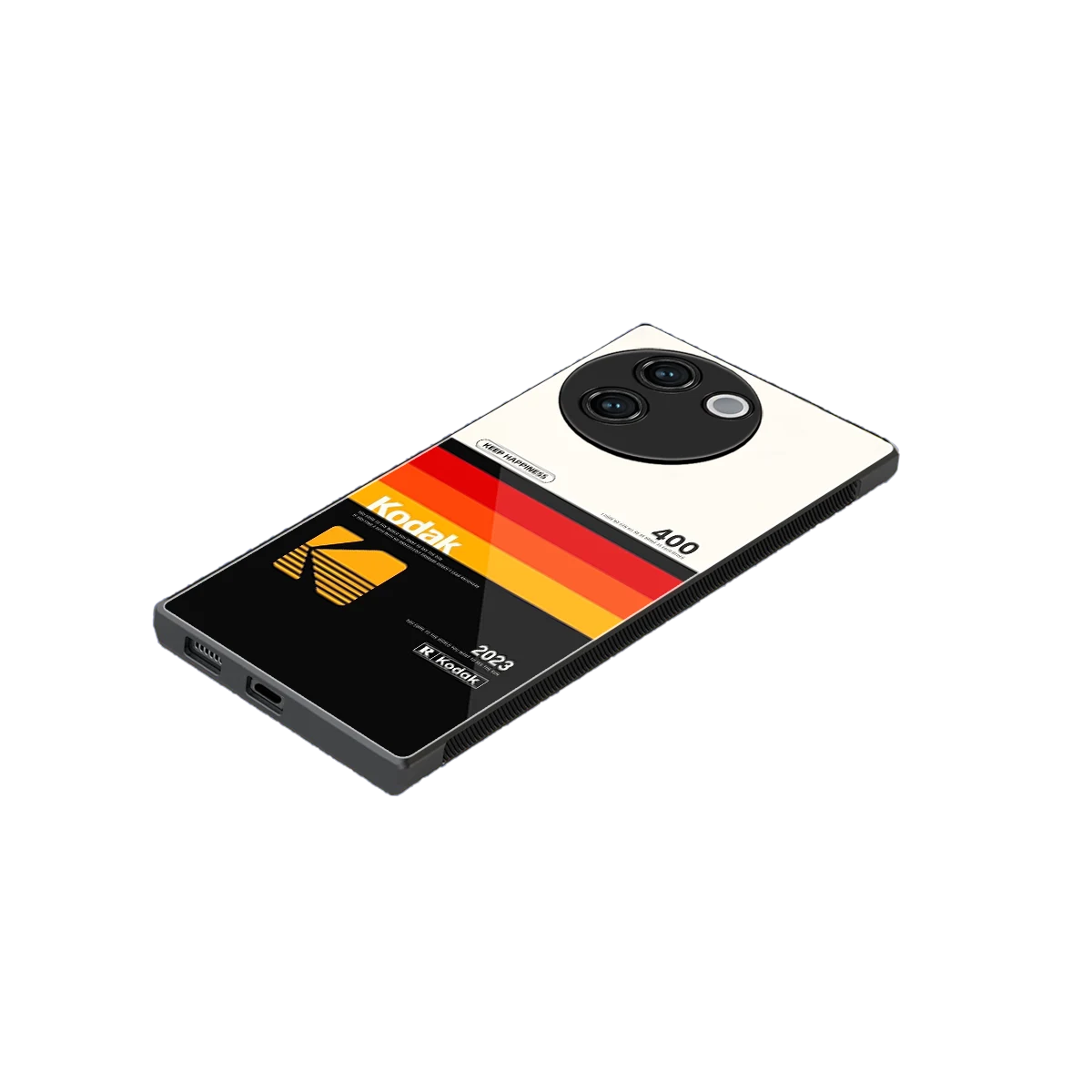 Keep Happiness stylish phone case for vivo v30e | glossy glass and slim fit