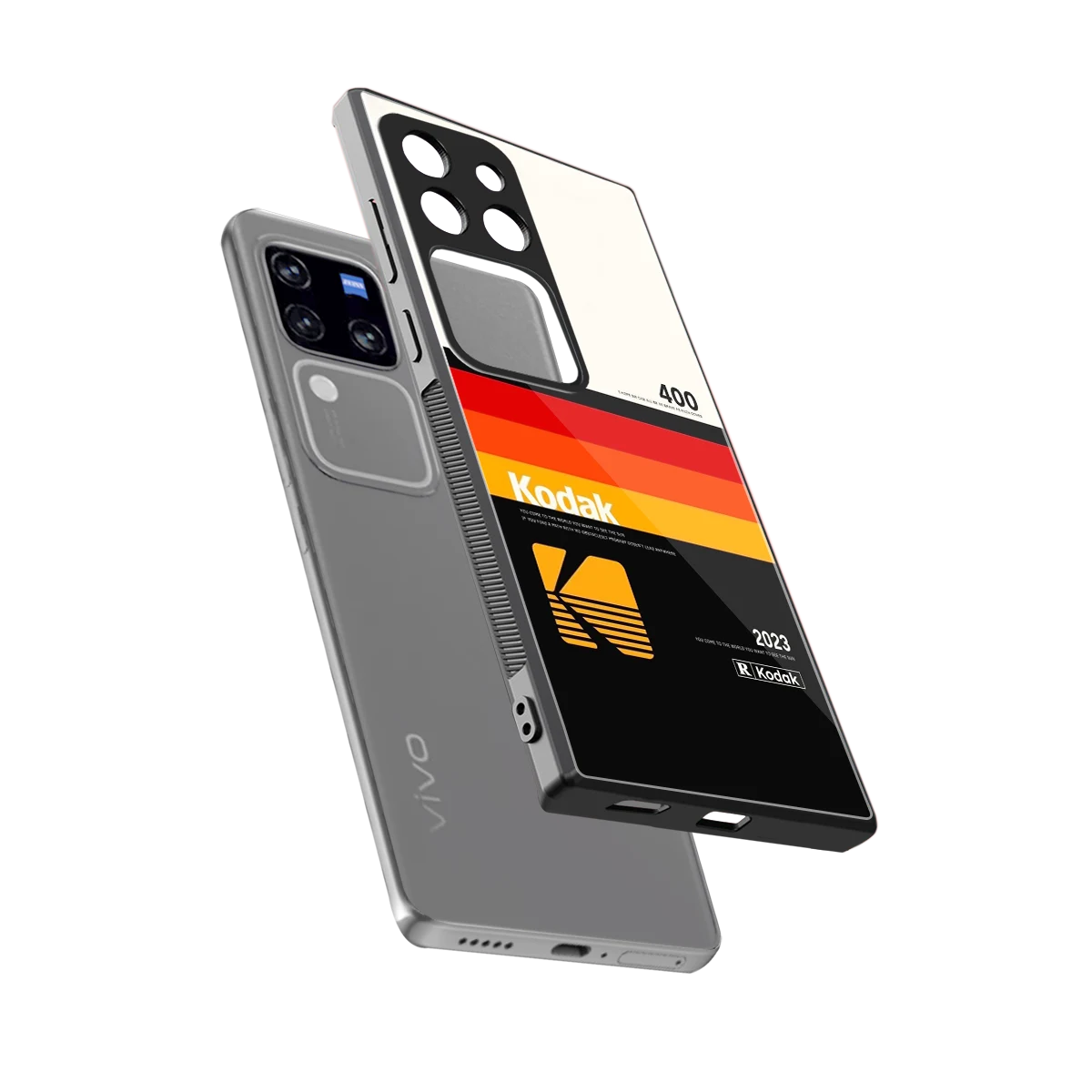 Keep Happiness sleekvivo v30 pro cover with tempered glass back and TPU edges