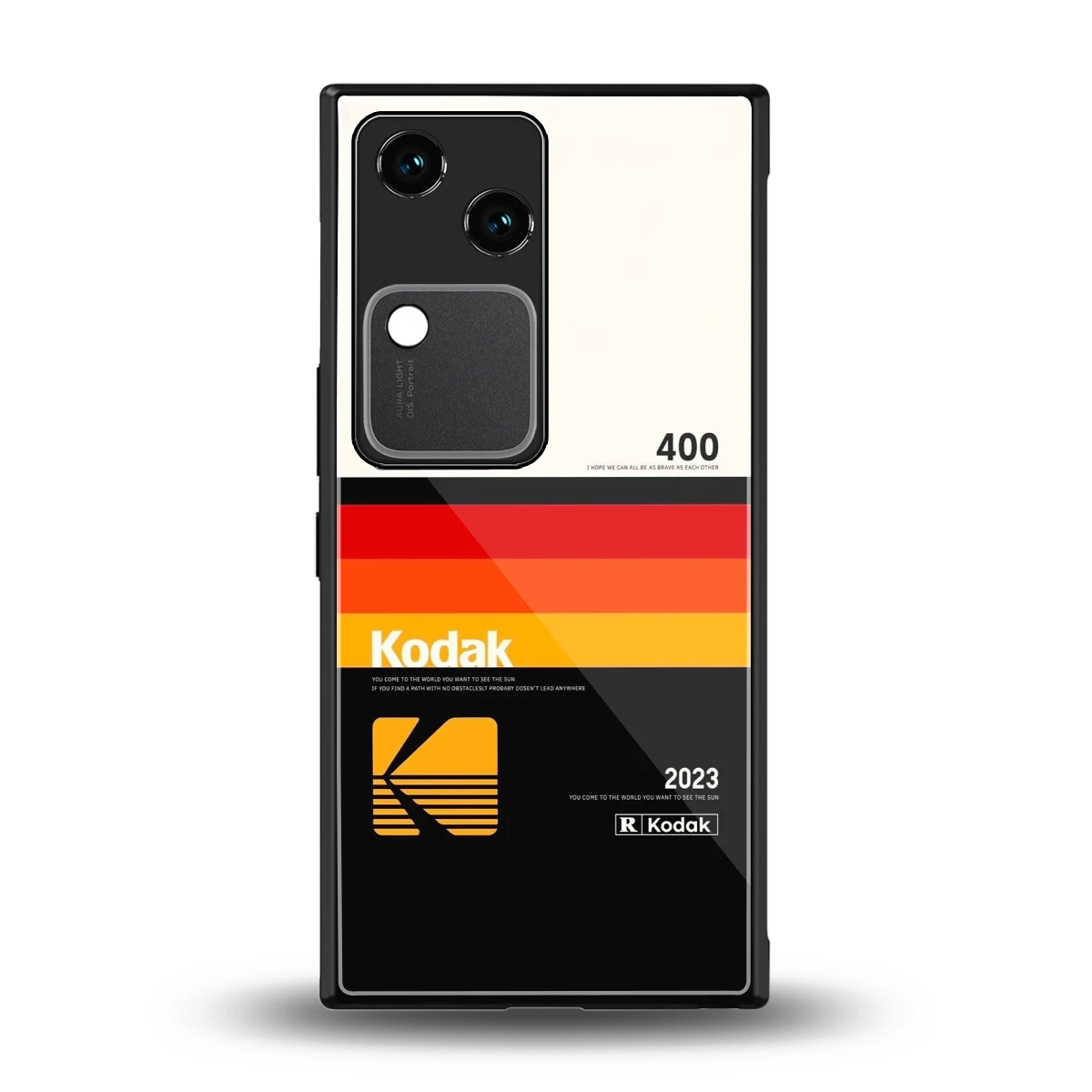 Keep Happiness back phone cover | glass case for vivo v30