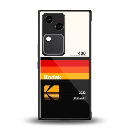 Keep Happiness back phone cover | glass case for vivo v30