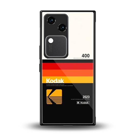 Keep Happiness back phone cover | glass case for vivo v30