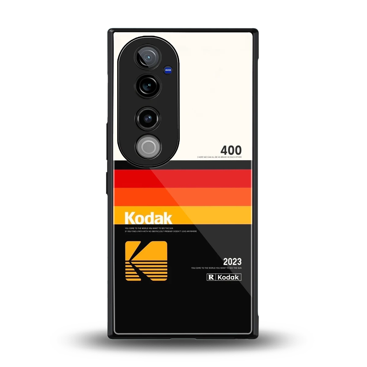Keep Happiness back phone cover | glass case for vivo v40 pro