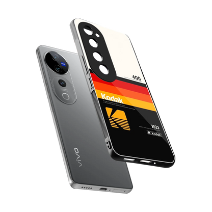 Keep Happiness sleek vivo v40 pro cover with tempered glass back and TPU edges