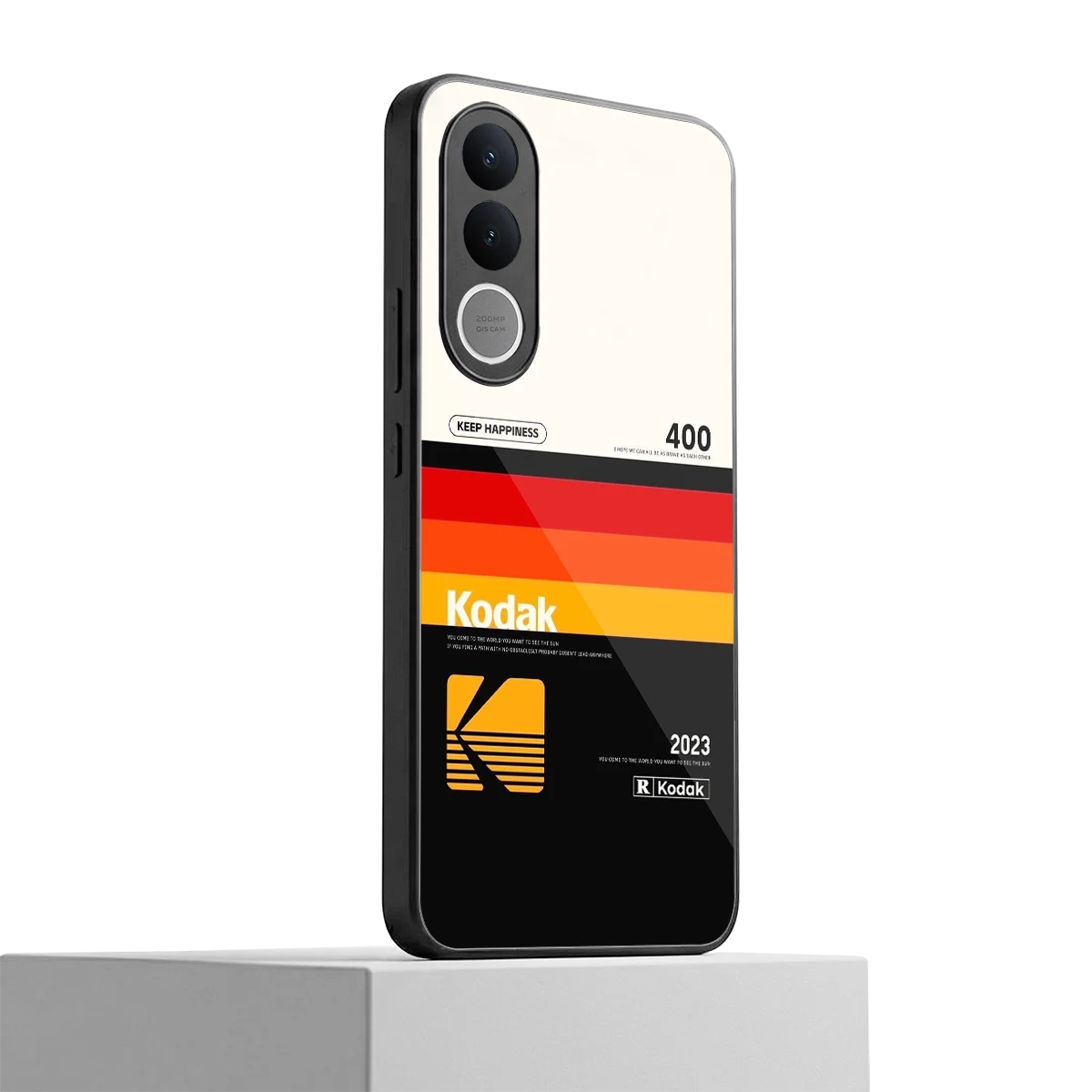 Keep Happiness vivo v70 fe mobile cover | shockproof glass phone case