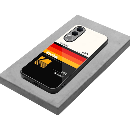 Keep Happiness stylish phone case for vivo v70 fe | glossy glass and slim fit