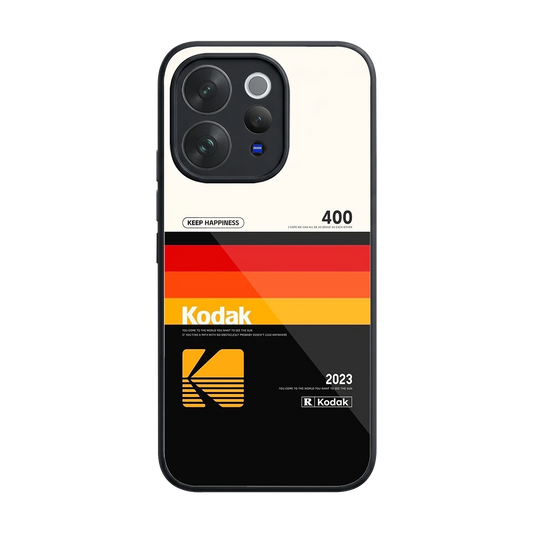 Keep Happiness back phone cover | glass case for vivo v70