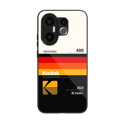 Keep Happiness back phone cover | glass case for vivo x200 fe