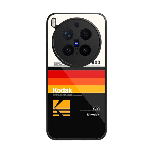 Keep Happiness back phone cover | glass case for vivo x300 pro