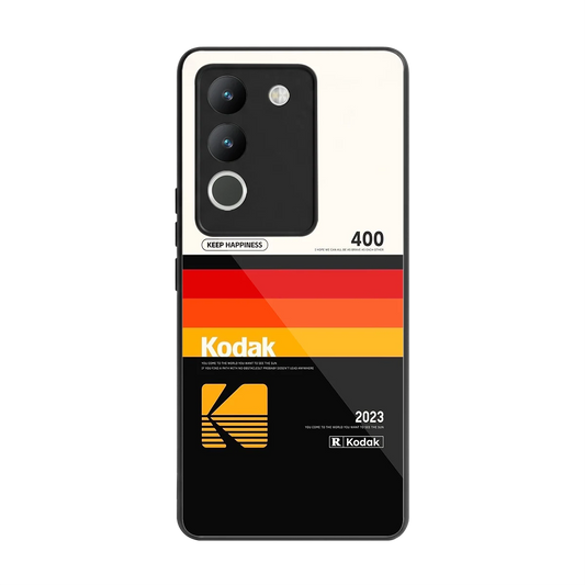 Keep Happiness back phone cover | glass case for vivo y200 5g