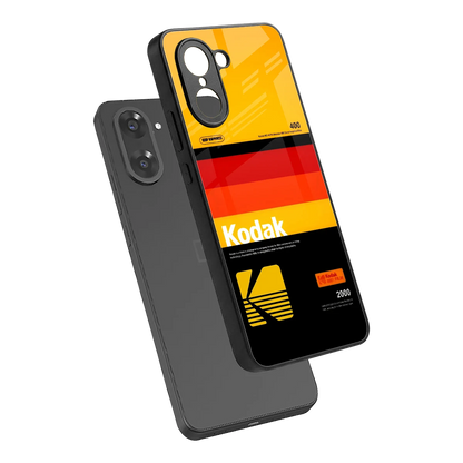 Keep Happiness Yellow sleek oneplus nord ce5 5g cover with tempered glass back and TPU edges