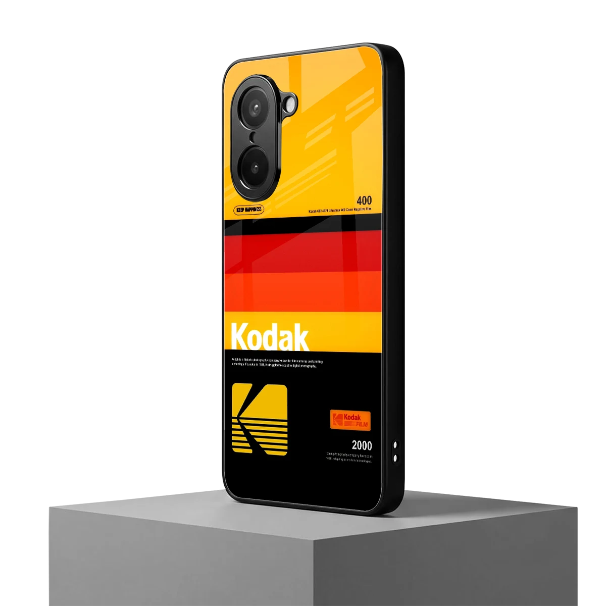 Keep Happiness Yellow oneplus nord ce5 5g mobile cover | shockproof glass phone case