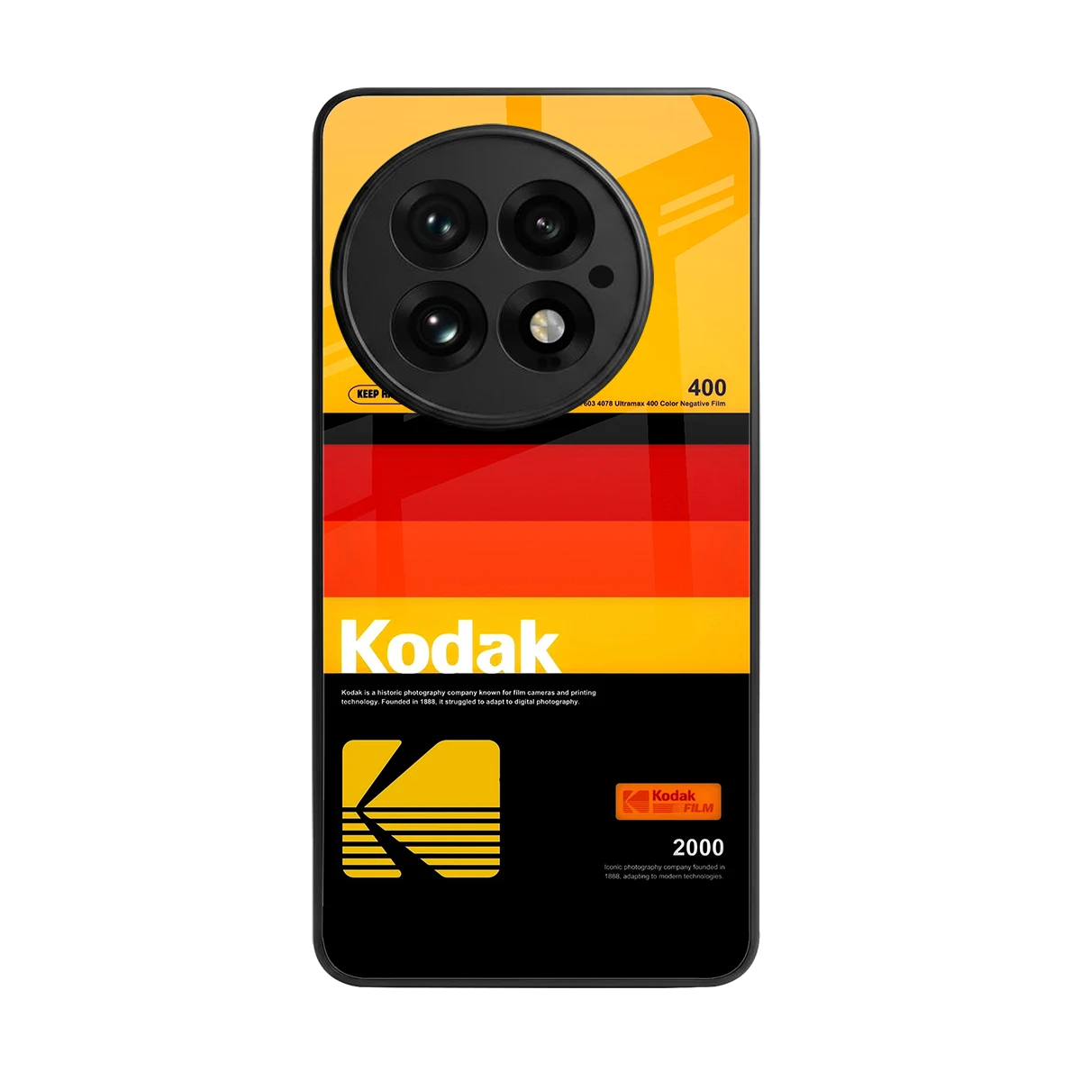 Keep Happiness Yellow back phone cover | glass case for oneplus 13