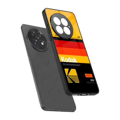 Keep Happiness Yellow sleek oneplus 13 cover with tempered glass back and TPU edges
