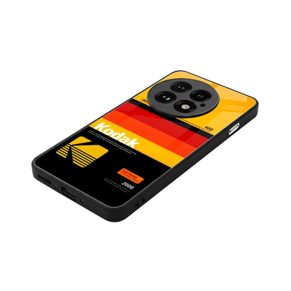 Keep Happiness Yellow stylish phone case for oneplus 13 | glossy glass and slim fit