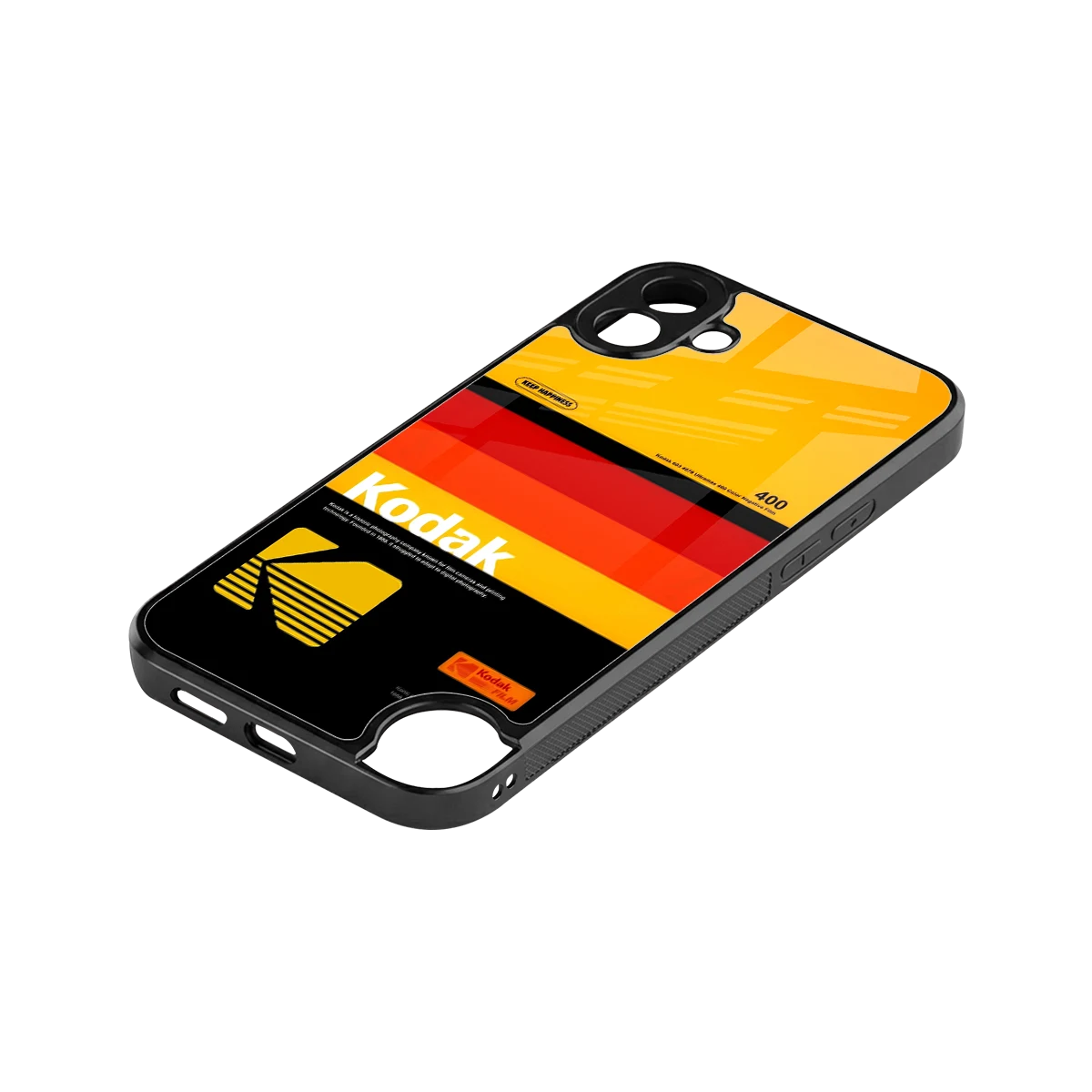 Keep Happiness Yellow stylish phone case for cmf nothing phone 1 | glossy glass and slim fit