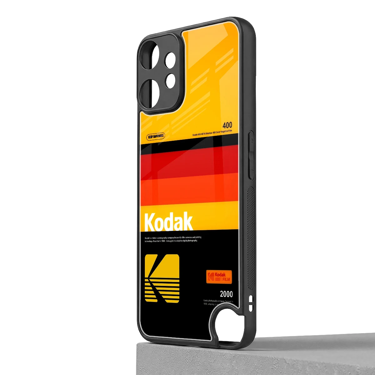 Keep Happiness Yellow cmf nothing phone 2 pro mobile cover | shockproof glass phone case