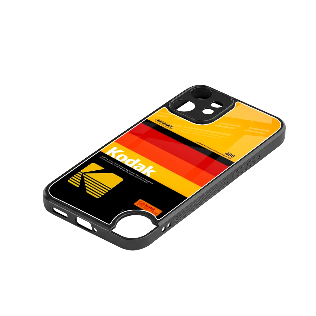 Keep Happiness Yellow stylish phone case for cmf nothing phone 2 pro | glossy glass and slim fit