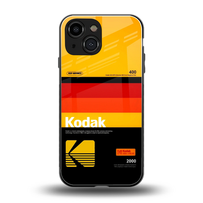 Keep Happiness Yellow back phone cover | glass case for iphone 13 mini