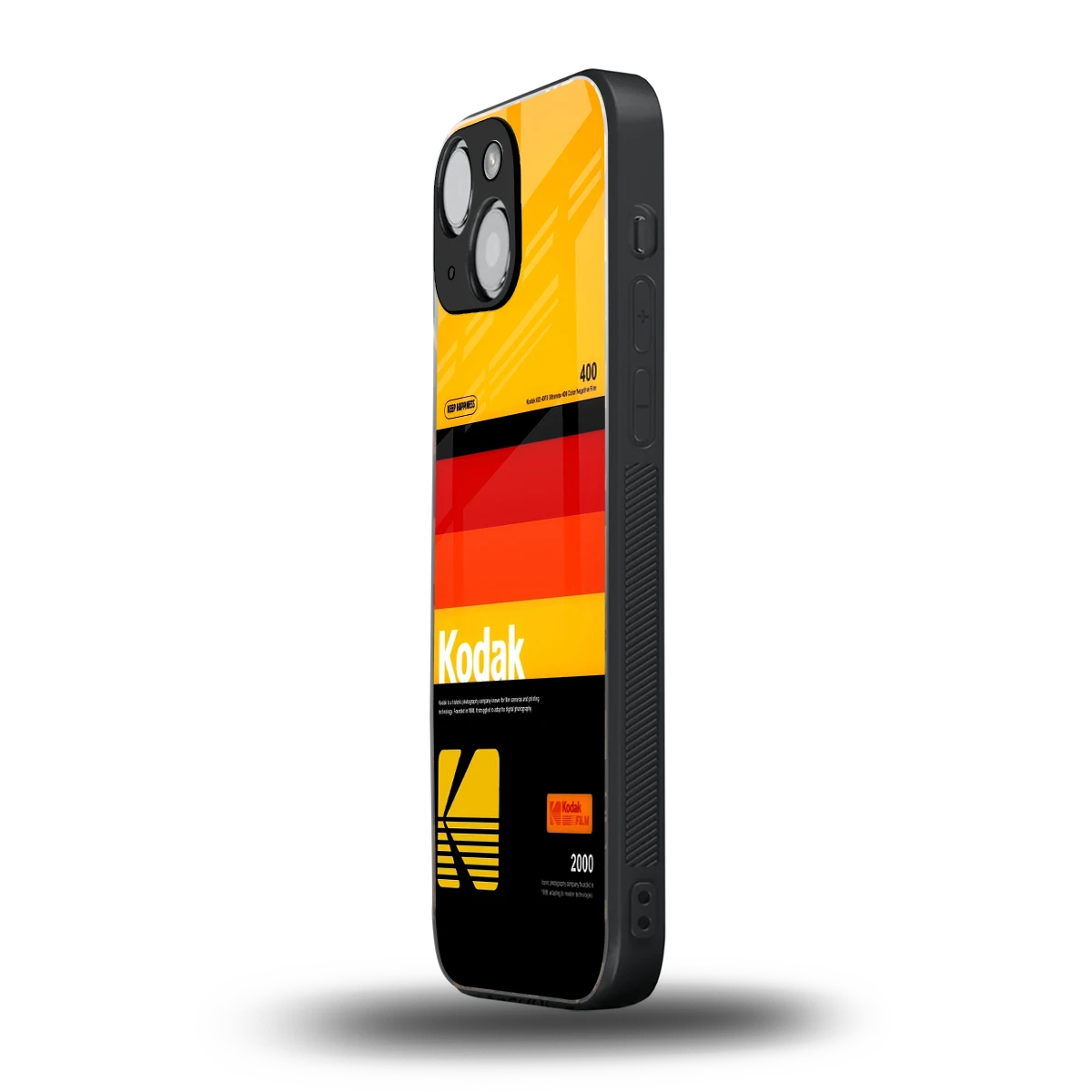 Keep Happiness Yellow iphone 13 mini mobile cover | shockproof glass phone case