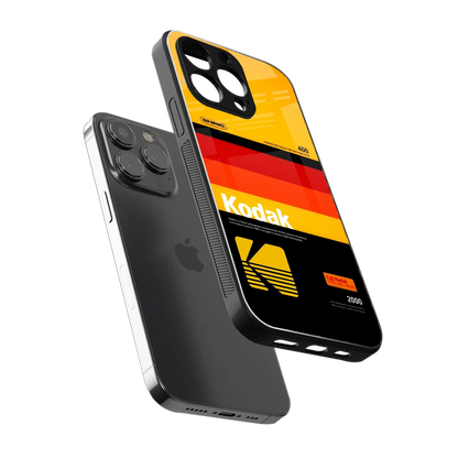 Keep Happiness Yellow sleek iphone 13 pro cover with tempered glass back and TPU edges