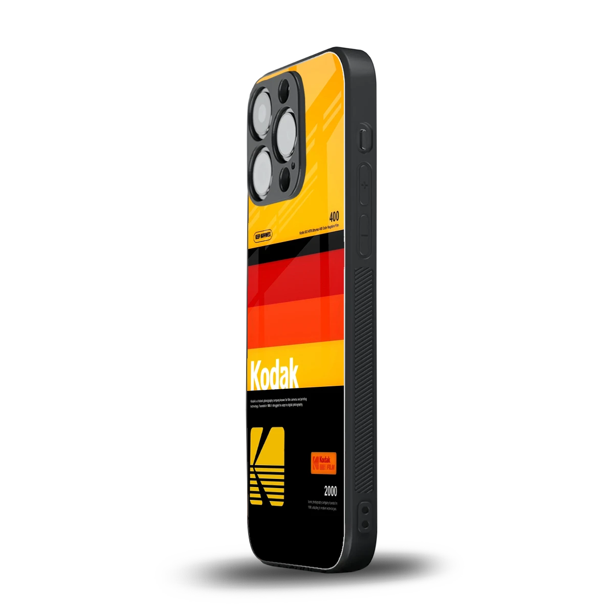 Keep Happiness Yellow iphone 13 pro mobile cover | shockproof glass phone case