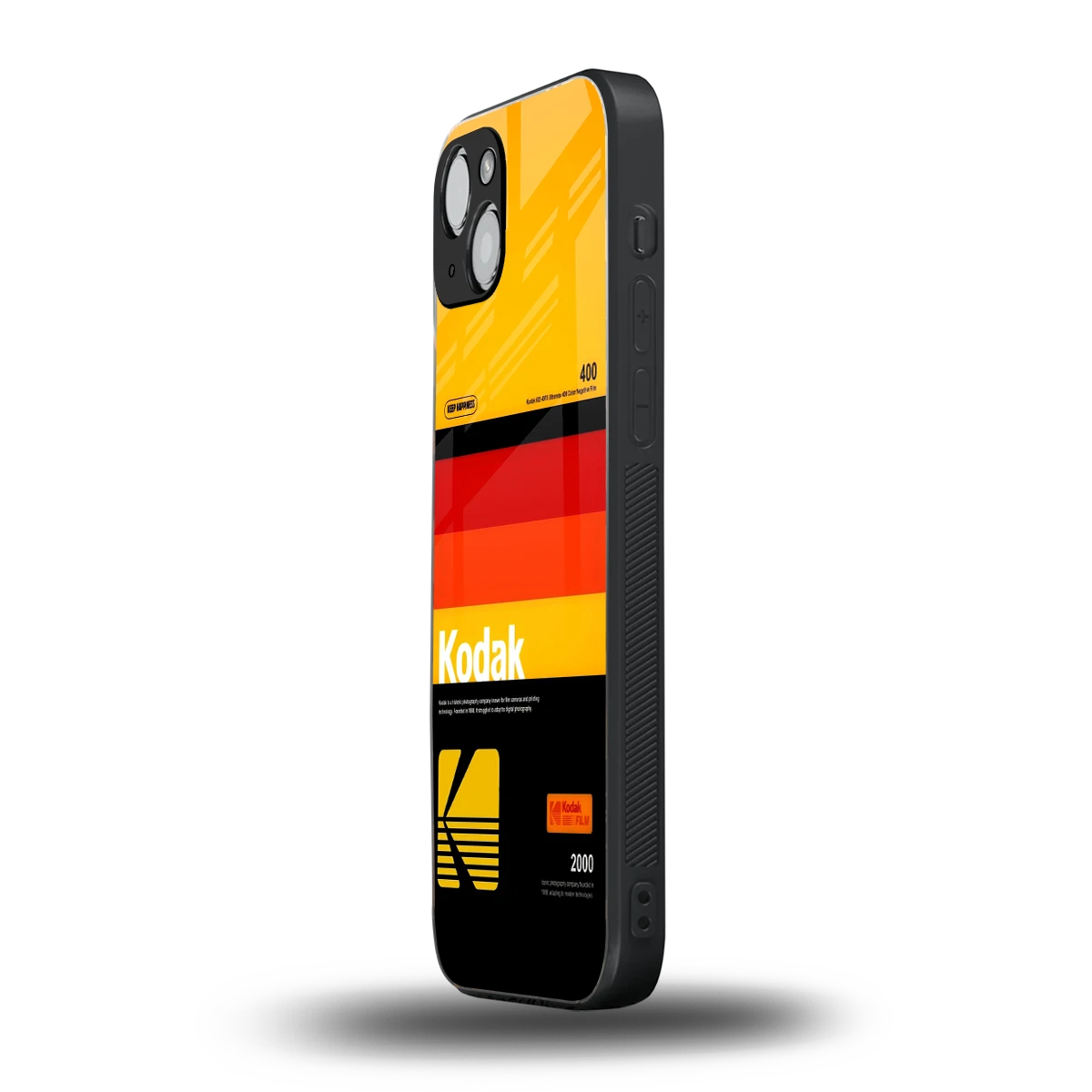 Keep Happiness Yellow iphone 13 mobile cover | shockproof glass phone case