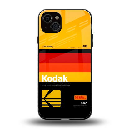 Keep Happiness Yellow back phone cover | glass case for iphone 15 plus