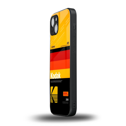 Keep Happiness Yellow iphone 15 plus mobile cover | shockproof glass phone case