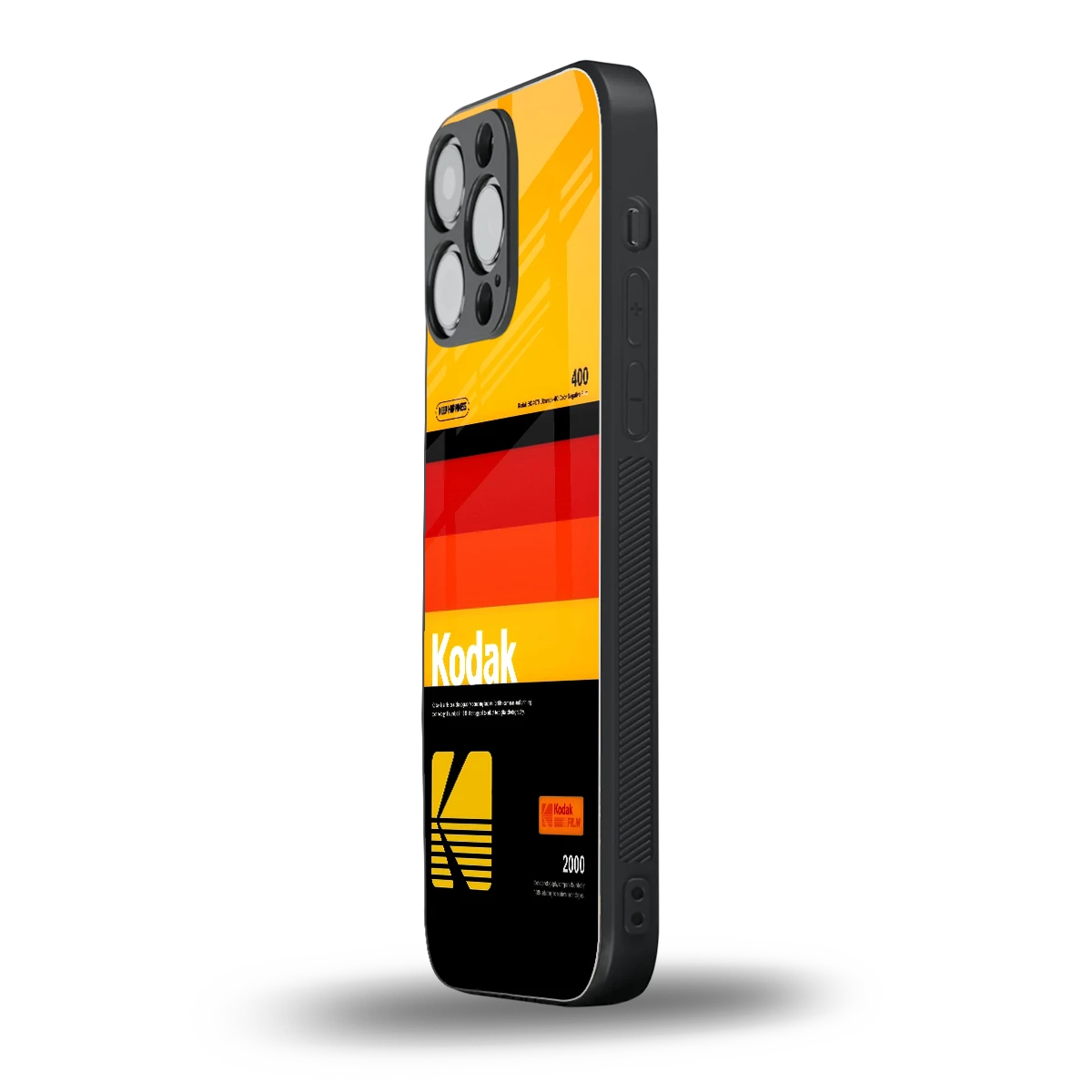 Keep Happiness Yellow iphone 15 pro max mobile cover | shockproof glass phone case