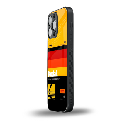 Keep Happiness Yellow iphone 15 pro max mobile cover | shockproof glass phone case