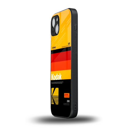 Keep Happiness Yellow iphone 15 mobile cover | shockproof glass phone case