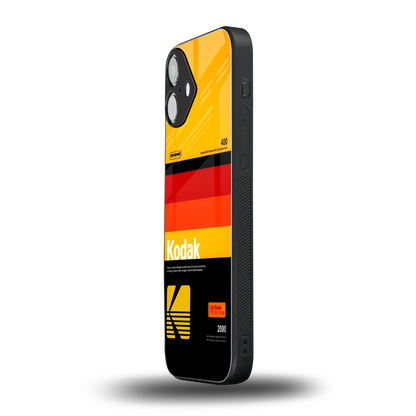 Keep Happiness Yellow iphone 16 plus mobile cover | shockproof glass phone case
