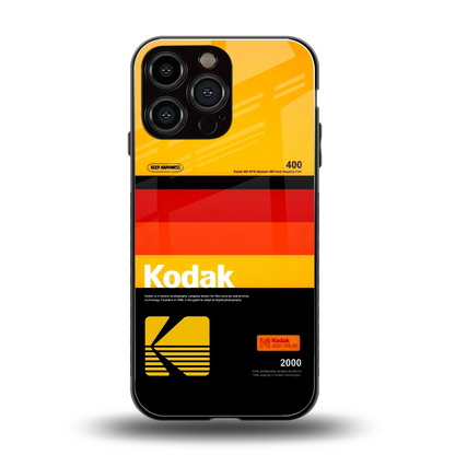 Keep Happiness Yellow back phone cover | glass case for iphone 16 pro max