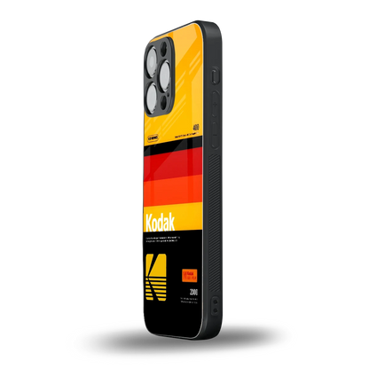 Keep Happiness Yellow iphone 16 pro max mobile cover | shockproof glass phone case