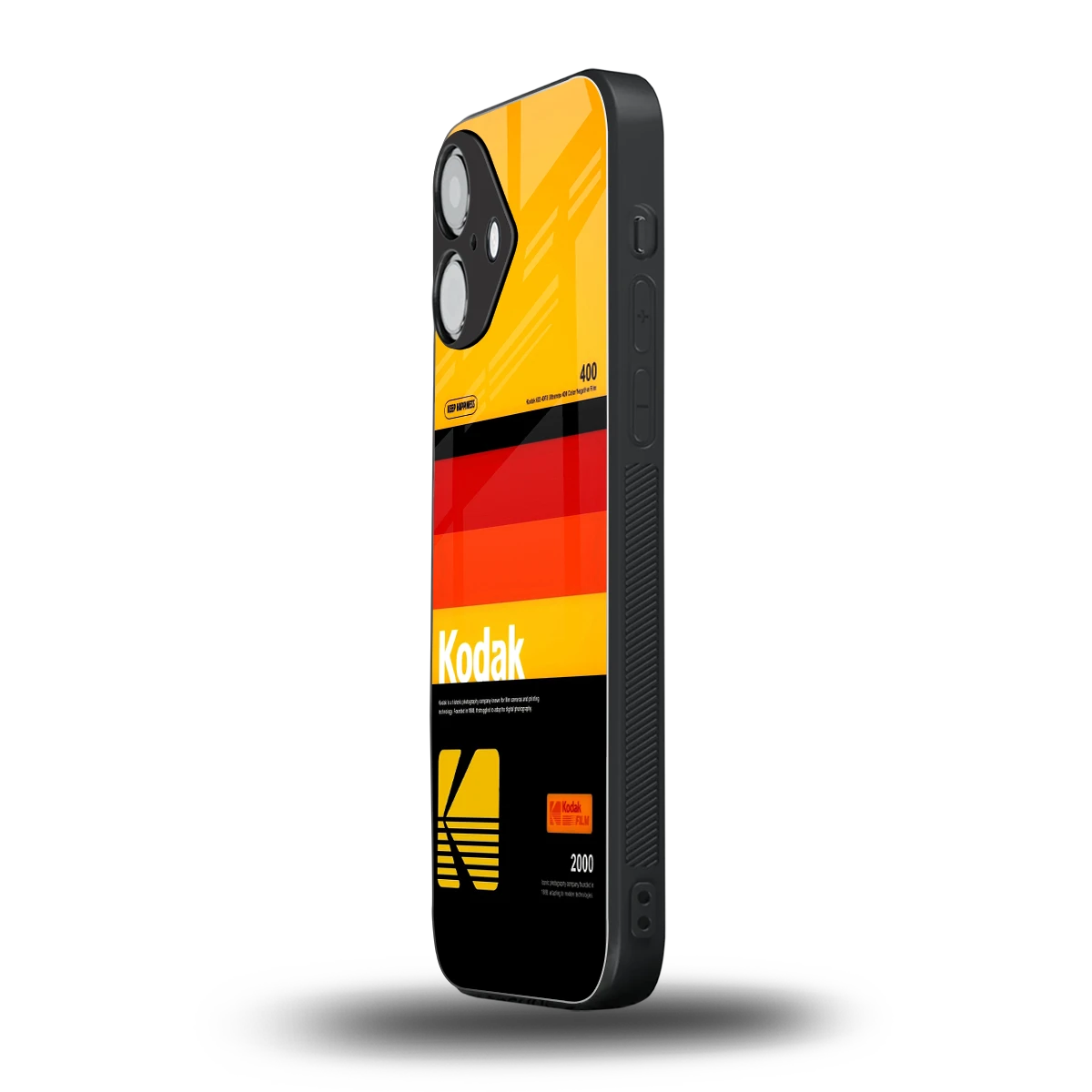 Keep Happiness Yellow iPhone 16 mobile cover | shockproof glass phone case