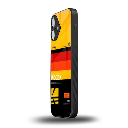 Keep Happiness Yellow iPhone 16 mobile cover | shockproof glass phone case