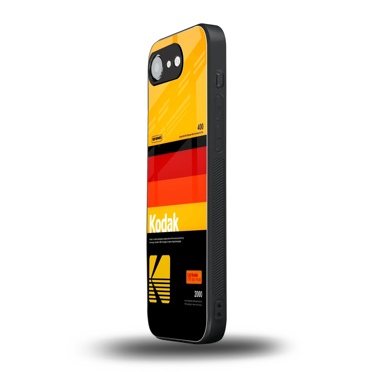 Keep Happiness Yellow iphone 17e mobile cover | shockproof glass phone case