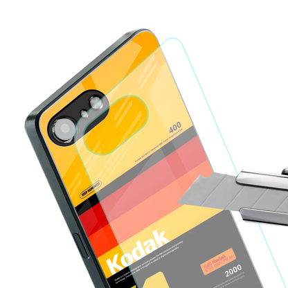 Keep Happiness Yellow stylish phone case for iphone 16e | glossy glass and slim fit