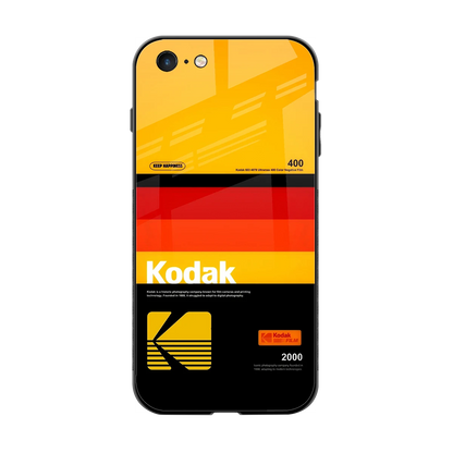 Keep Happiness Yellow back phone cover | glass case for iphone 6