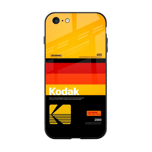 Keep Happiness Yellow back phone cover | glass case for iphone 6s