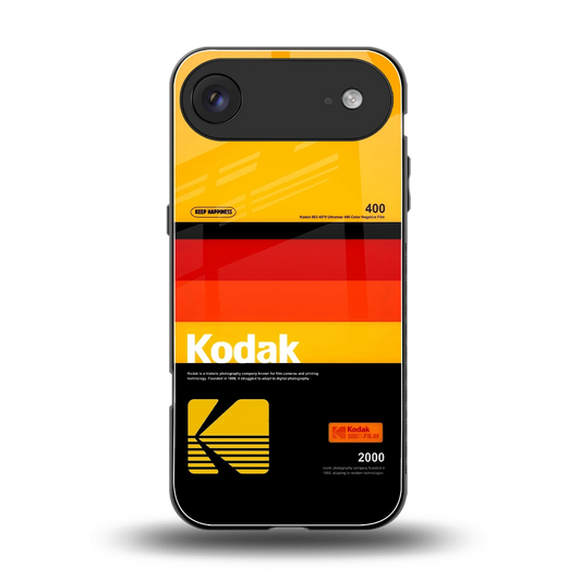 Keep Happiness Yellow back phone cover | glass case for iphone air