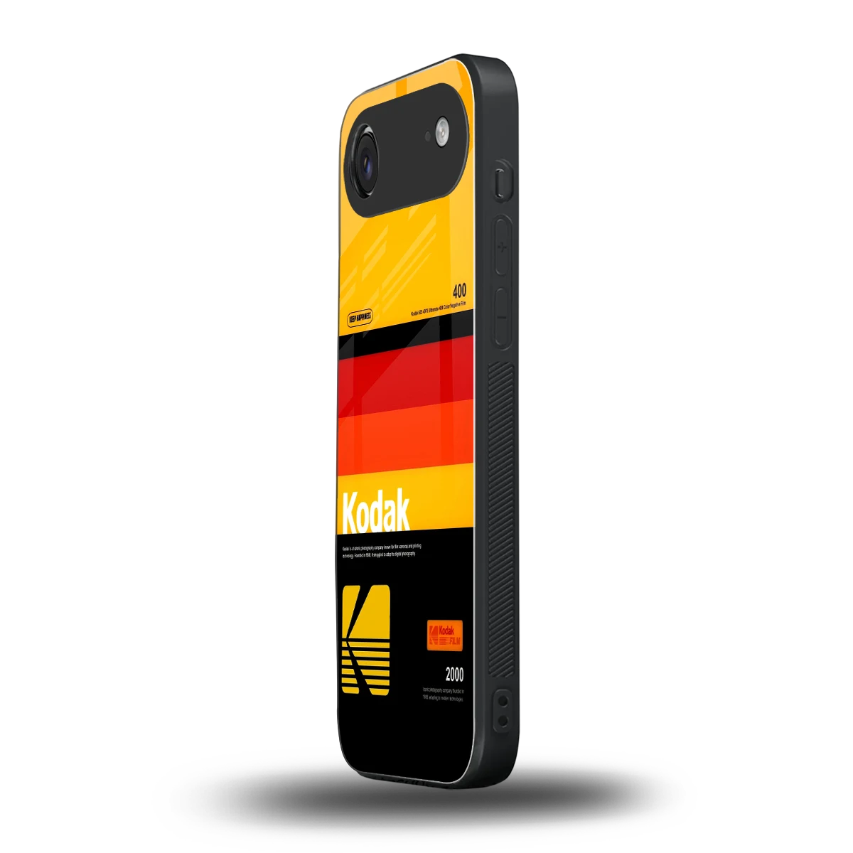 Keep Happiness Yellow iphone air mobile cover | shockproof glass phone case