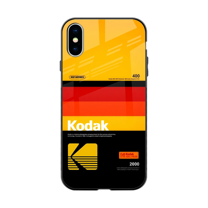 Keep Happiness Yellow back phone cover | glass case for iphone x