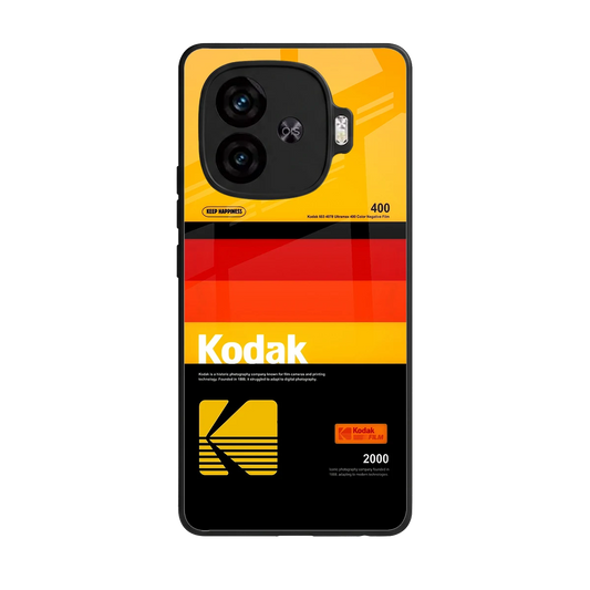 Keep Happiness Yellow back phone cover | glass case for iqoo neo 10r 5g