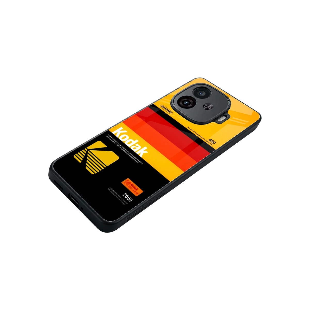 Keep Happiness Yellow stylish phone case for iqoo neo 10r 5g | glossy glass and slim fit