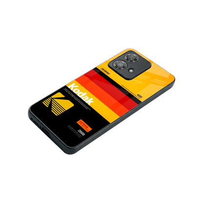 Keep Happiness Yellow stylish phone case for motorola edge 40 neo 5g | glossy glass and slim fit