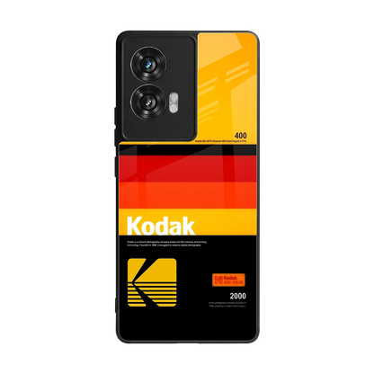 Keep Happiness Yellow back phone cover | glass case for motorola edge 50 fusion