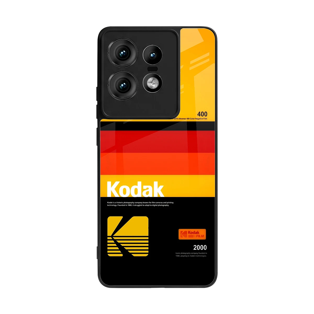 Keep Happiness Yellow back phone cover | glass case for motorola edge 50 pro